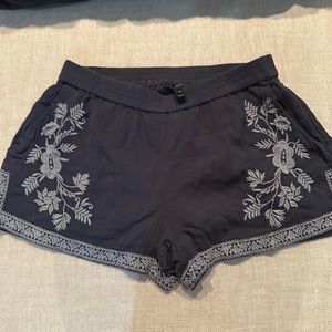 J crew embroidered gauze shorts 4